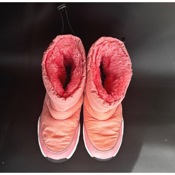 Dream Pairs Girls Pink Winter Snow Boots - Waterproof Insulated Non-Slip Sole-Si - Picture 2 of 8